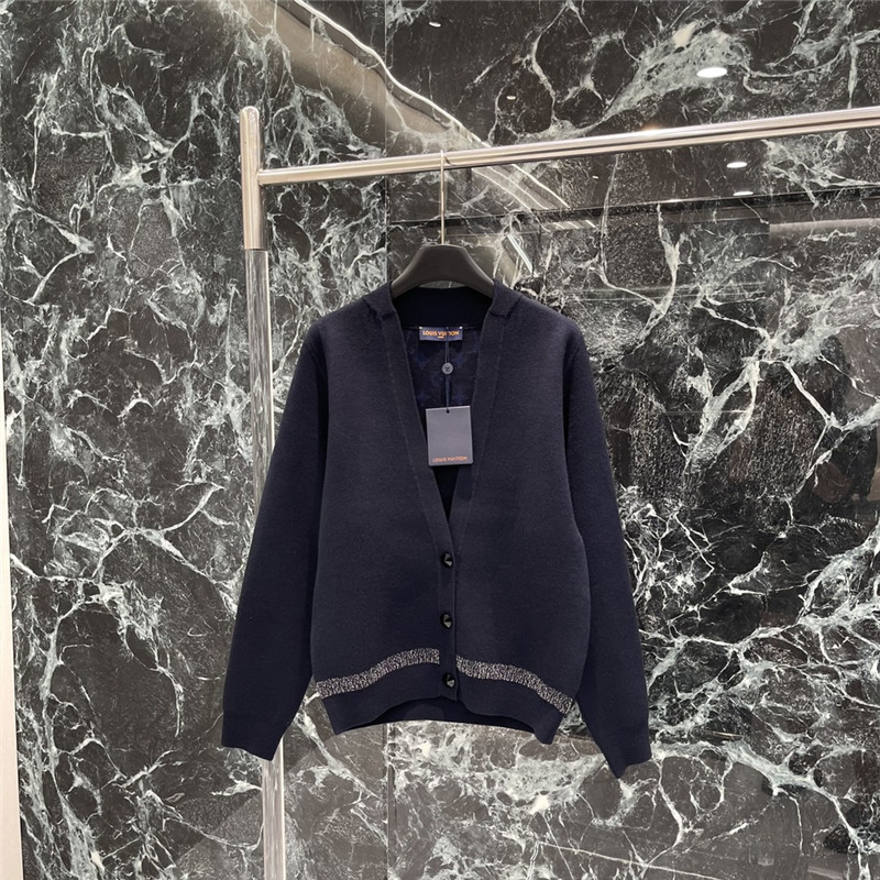 l0vis Vvtt0n lv new monogram knitted cardigan replica clothes