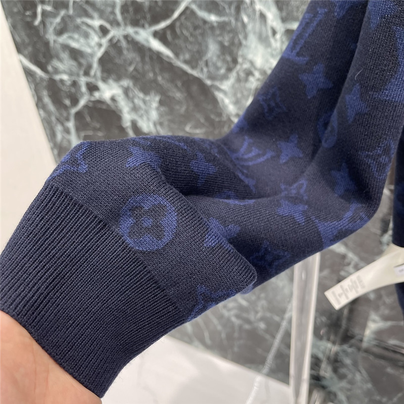 l0vis Vvtt0n lv new monogram knitted cardigan replica clothes