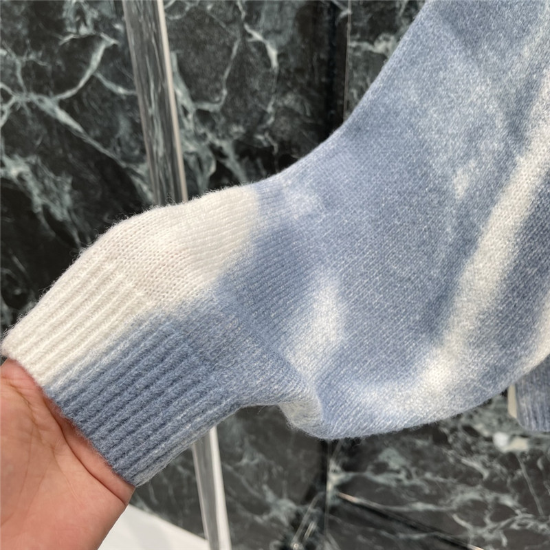 Ce1i*e new tie-dye print pullover sweater replica d&g clothing