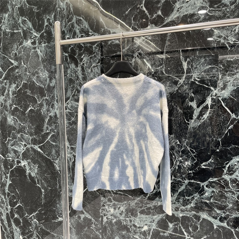 Ce1i*e new tie-dye print pullover sweater replica d&g clothing