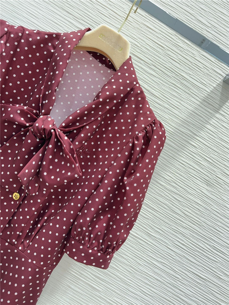 M1um1u polka dot bubble skirt replica clothing sites