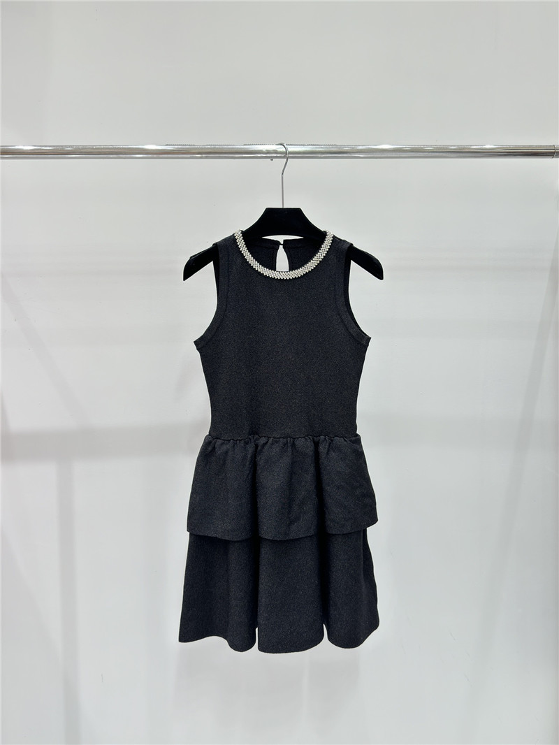 Ch**el waist knitted cake skirt replica d&g clothing