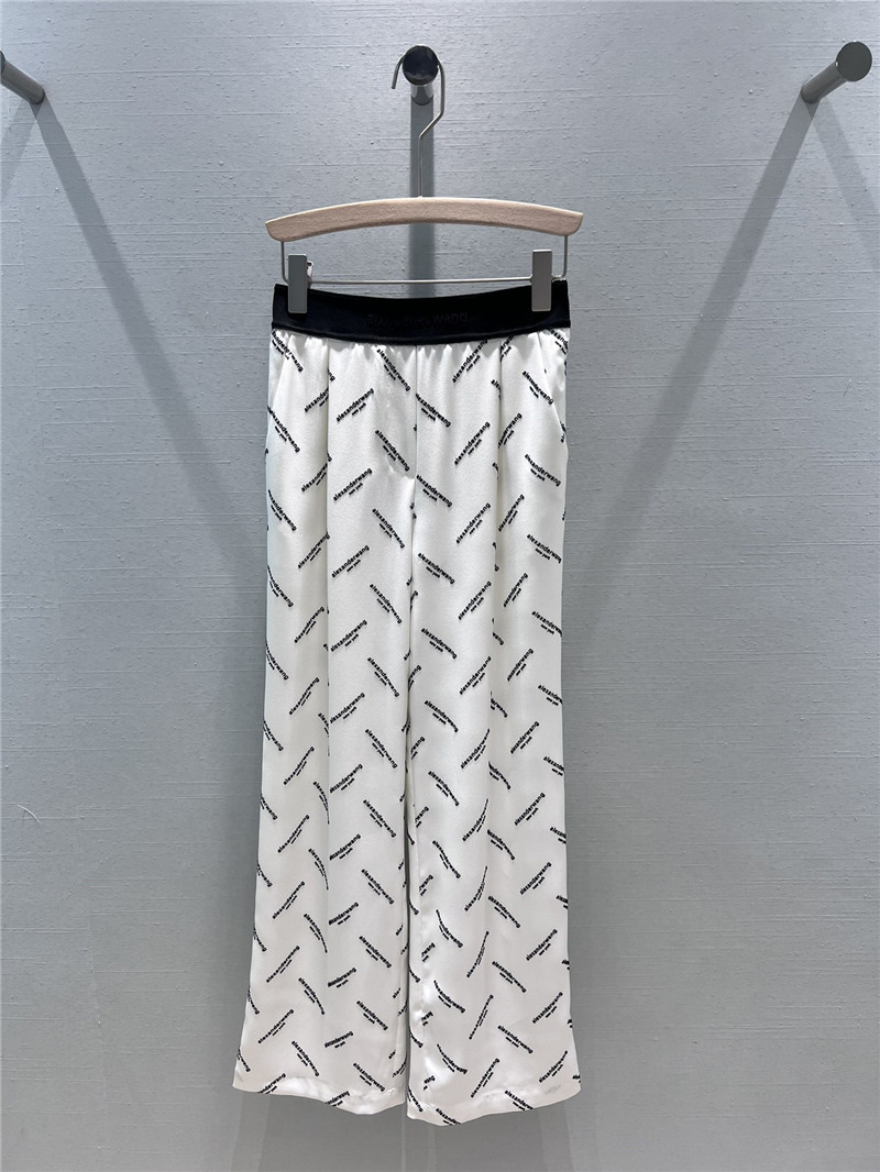 A1exa*der wang printed casual pants replica clothing