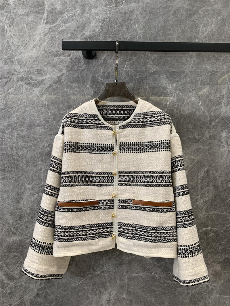 Ce1i*e striped cardigan jacket replica d&g clothing
