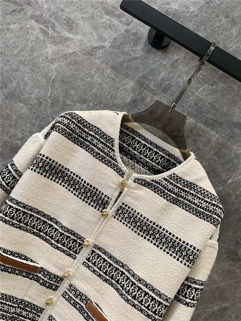 Ce1i*e striped cardigan jacket replica d&g clothing