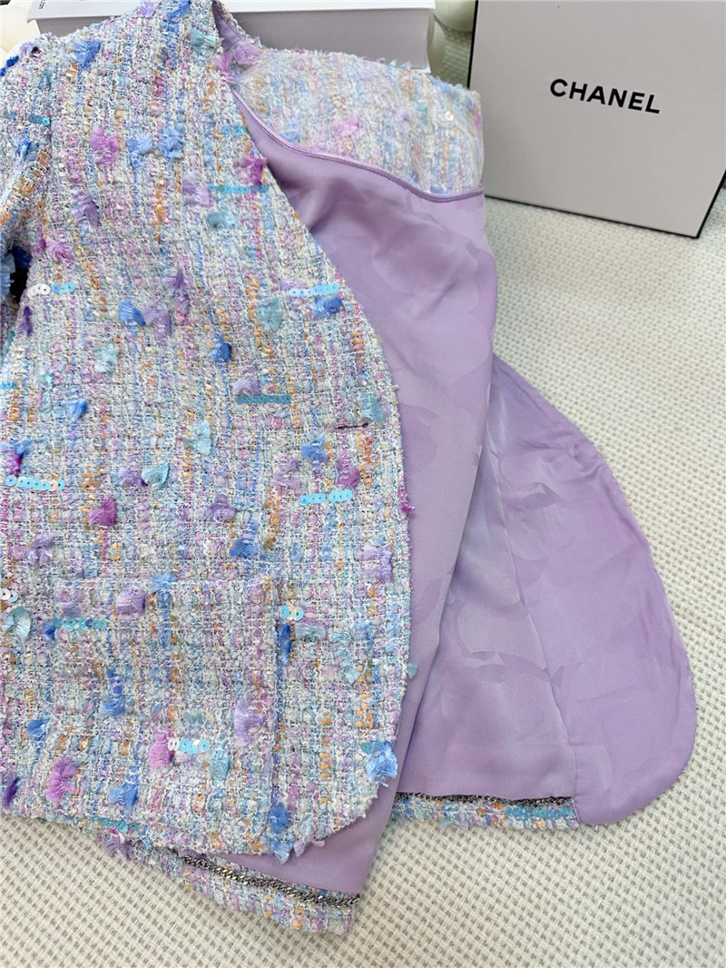 Ch**el new white coat replica designer clothes