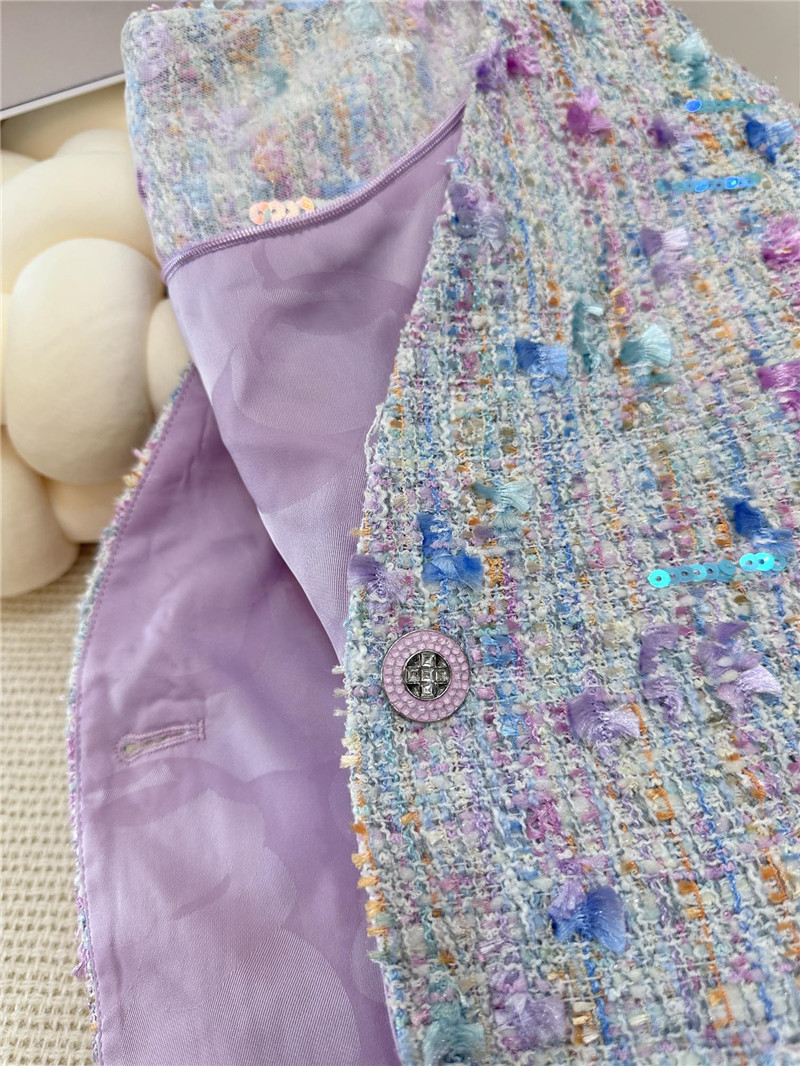 Ch**el new white coat replica designer clothes