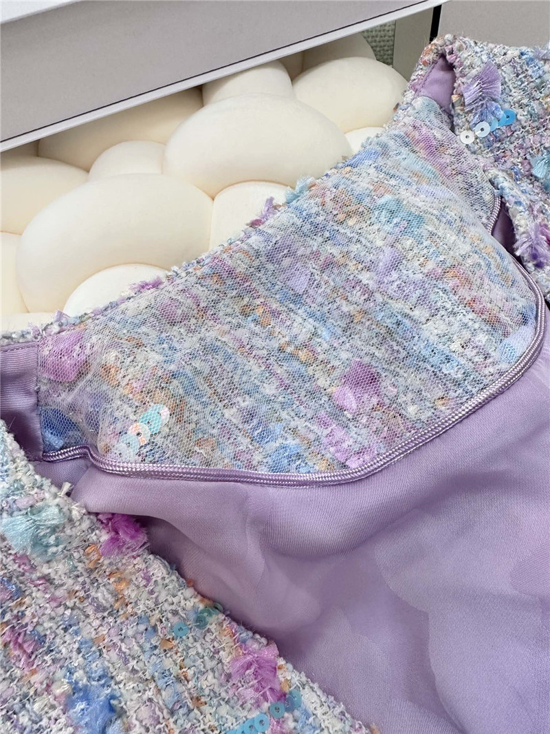 Ch**el new white coat replica designer clothes