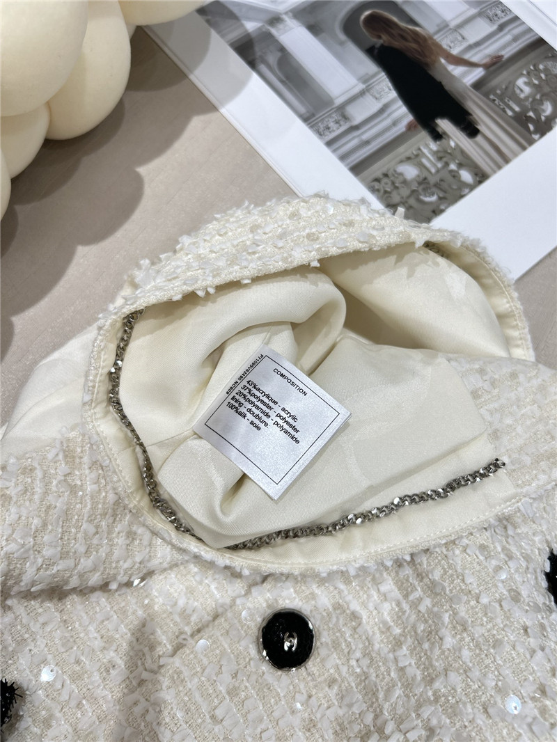 Ch**el small fragrance style sequin suit replica clothes