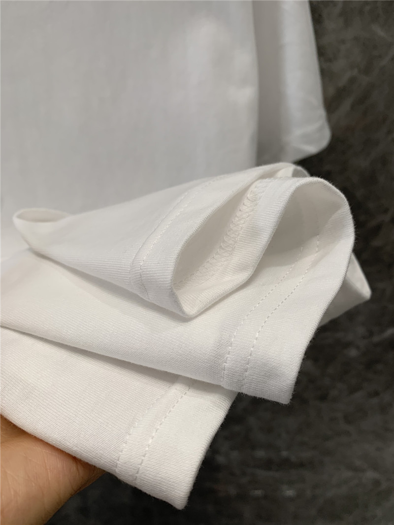 D10r plant print round neck short sleeve t-shirt replica clothing