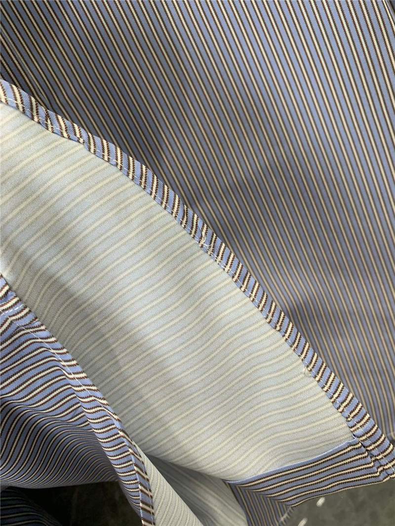 acne studios short striped long-sleeved shirt replica clothes