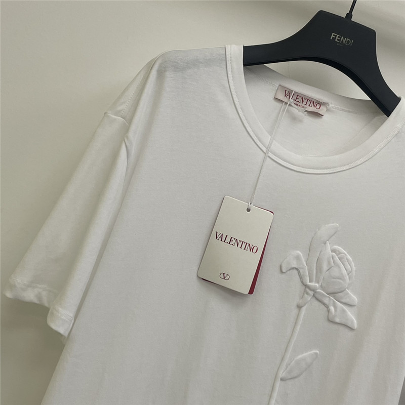 Va1e*ntin0 cotton t-shirt cheap replica designer clothes