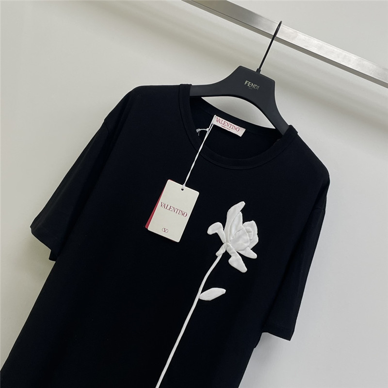 Va1e*ntin0 cotton t-shirt cheap replica designer clothes