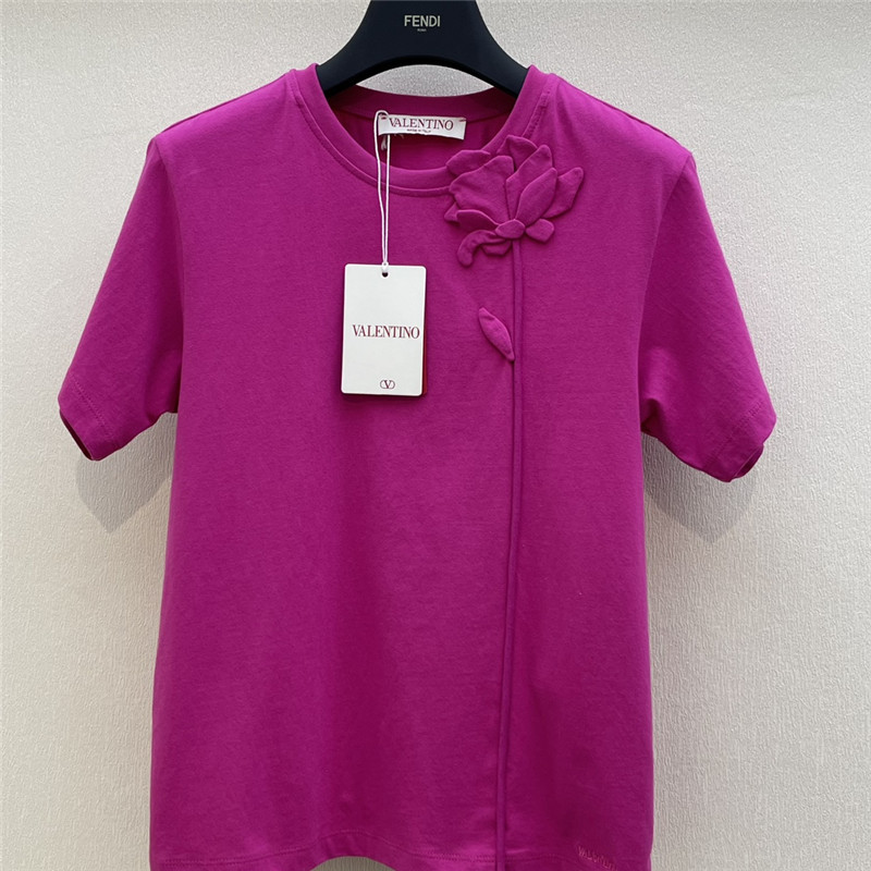 Va1e*ntin0 cotton t-shirt cheap replica designer clothes