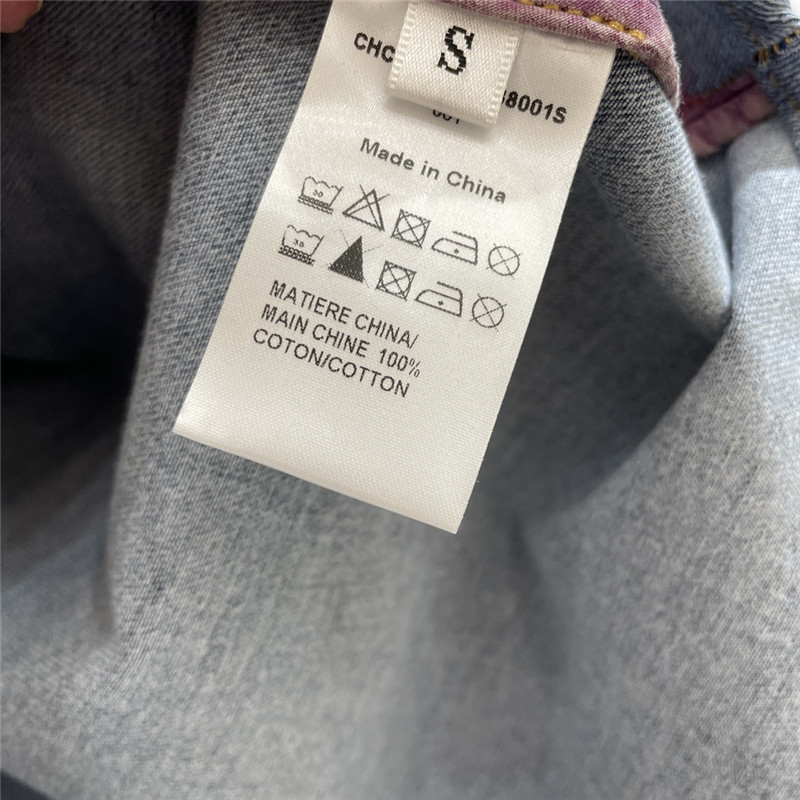 zimm lace-up denim top replica designer clothes