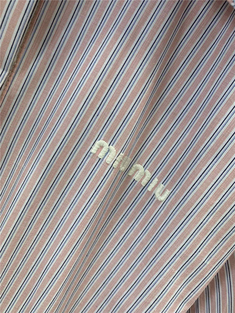 M1um1u waist shirt dress replica clothes