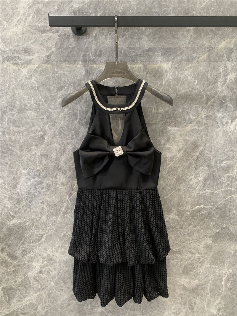 m1um1u D1am0nd bow decoration double cake skirt replica clothes