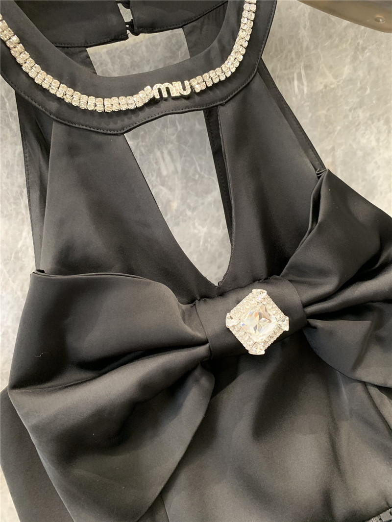 m1um1u D1am0nd bow decoration double cake skirt replica clothes