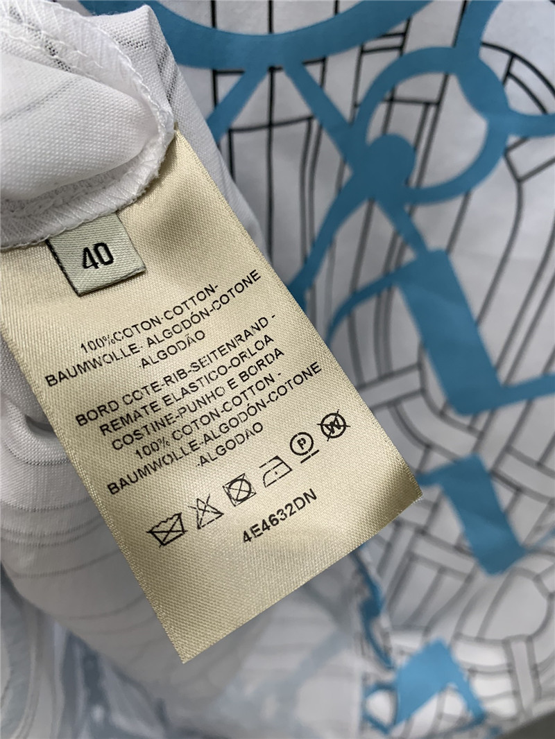 H**me5 geometric print v-neck short-sleeved t-shirt replicas clothes