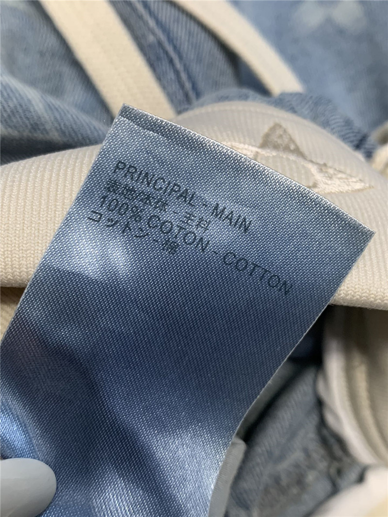 l0vis Vvtt0n lv monogram tencel jeans replica clothing sites