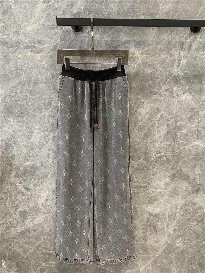 l0vis Vvtt0n lv monogram tencel jeans replica clothing sites