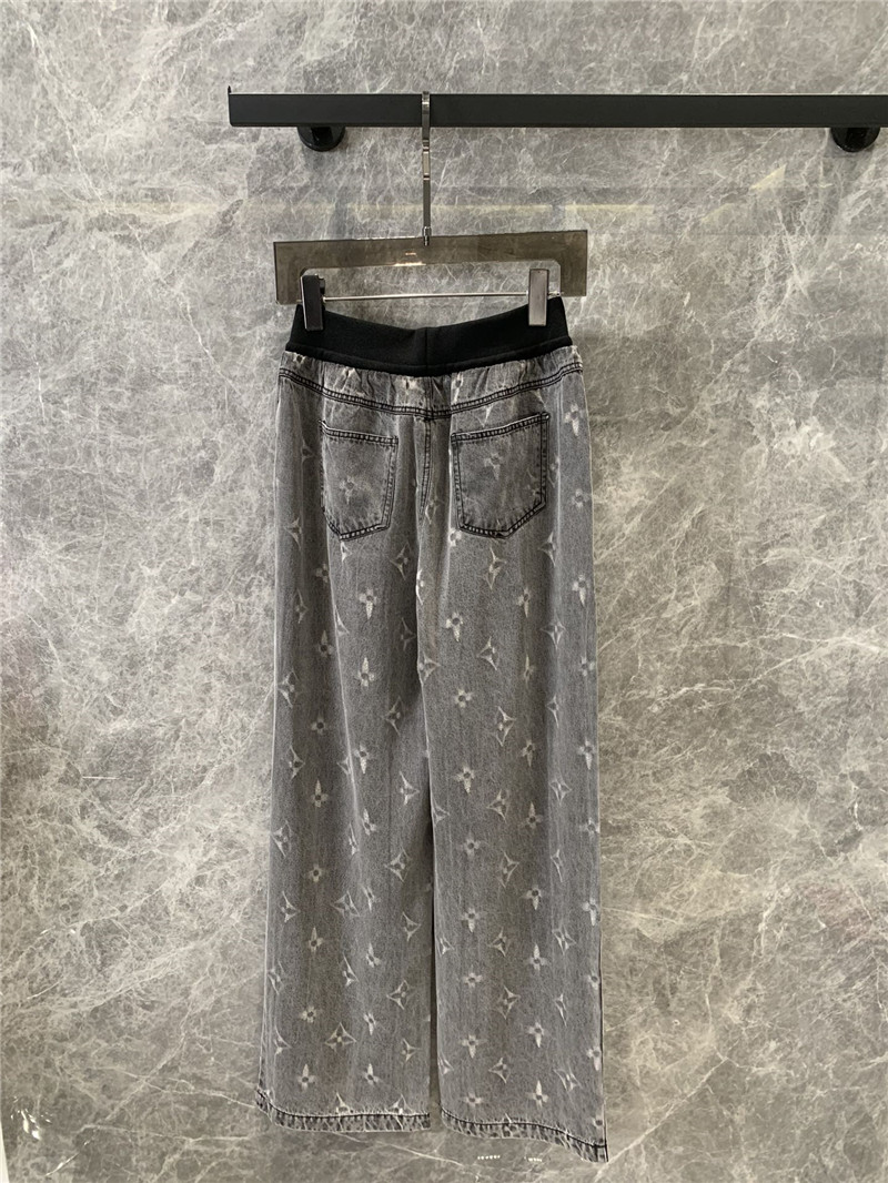 l0vis Vvtt0n lv monogram tencel jeans replica clothing sites