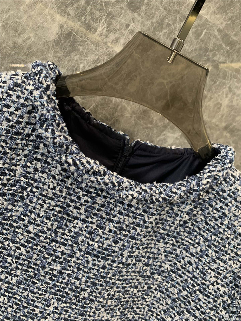 Va1e*ntin0 tweed short sleeve dress replica d&g clothing