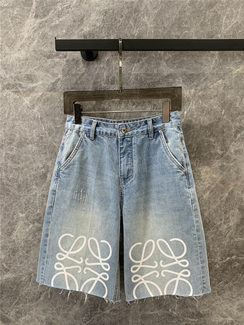L0ew* classic anagram denim pants replica d&g clothing