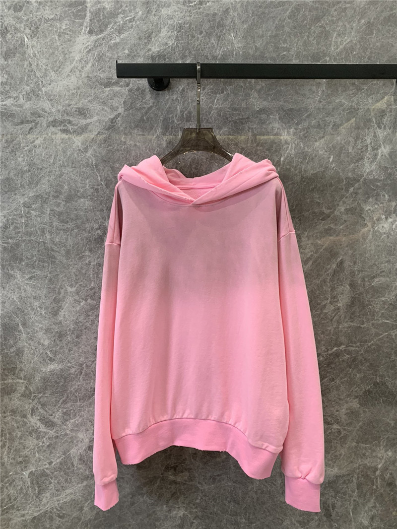 acne studios distressed hooded sweatshirt replica clothes
