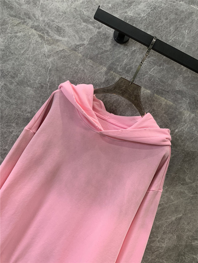 acne studios distressed hooded sweatshirt replica clothes