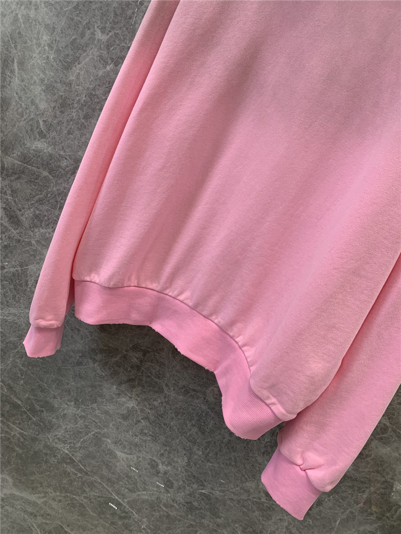 acne studios distressed hooded sweatshirt replica clothes