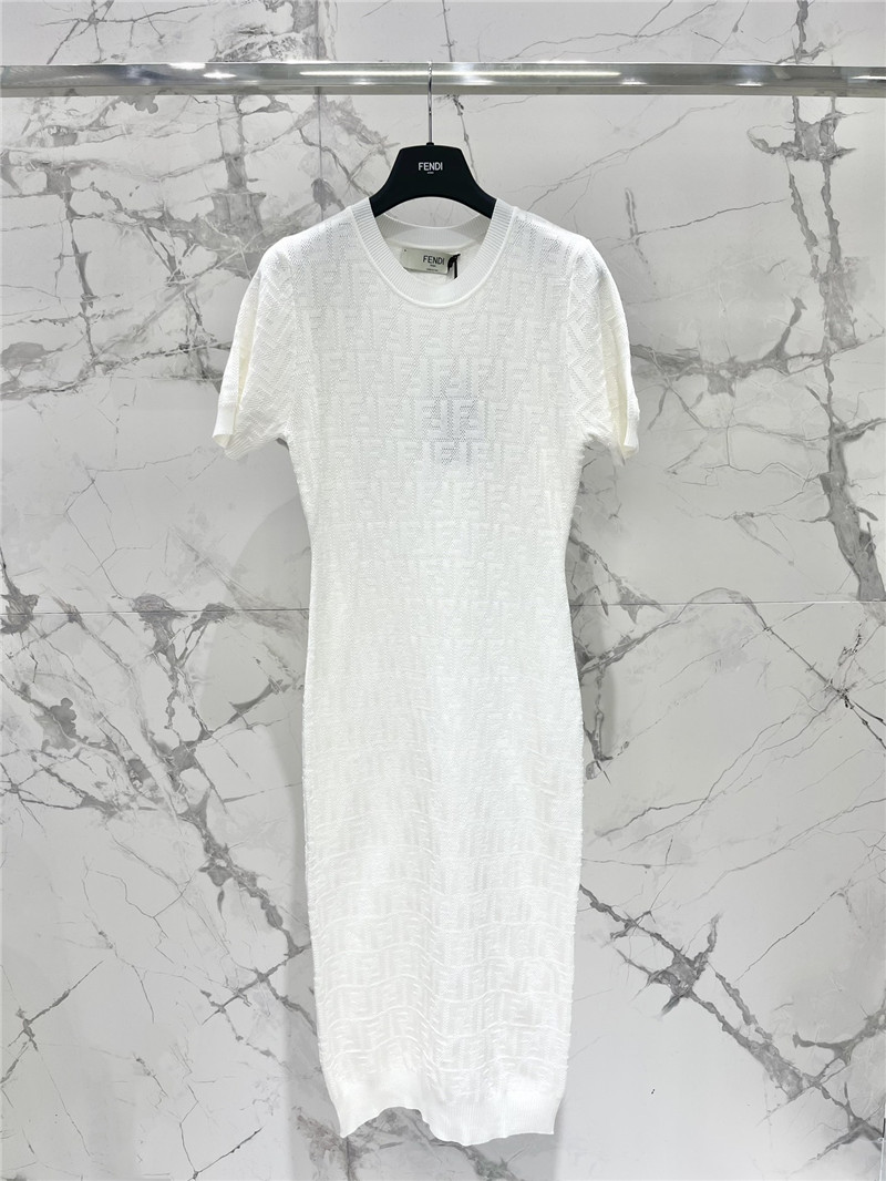 F**di crew neck dress replica d&g clothing