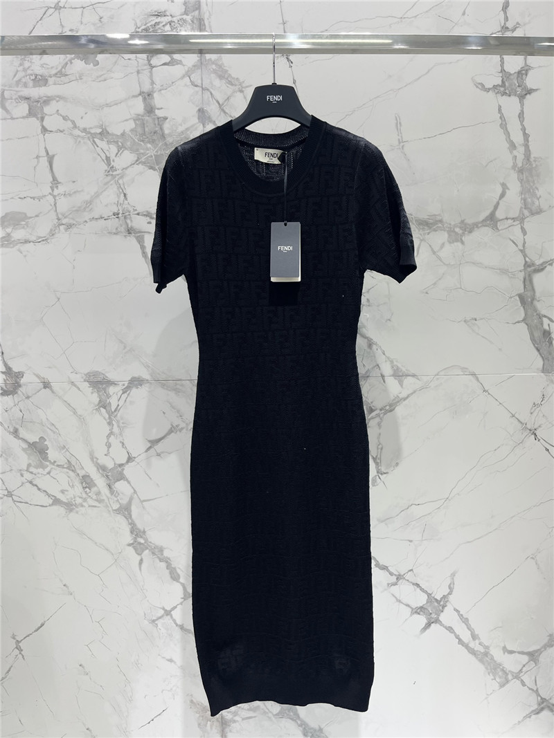 F**di crew neck dress replica d&g clothing