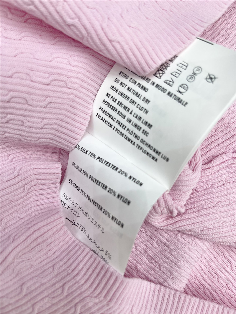 M1um1u slim knitted long-sleeved replica clothes