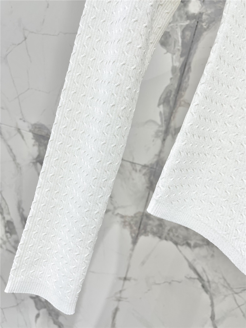 M1um1u slim knitted long-sleeved replica clothes