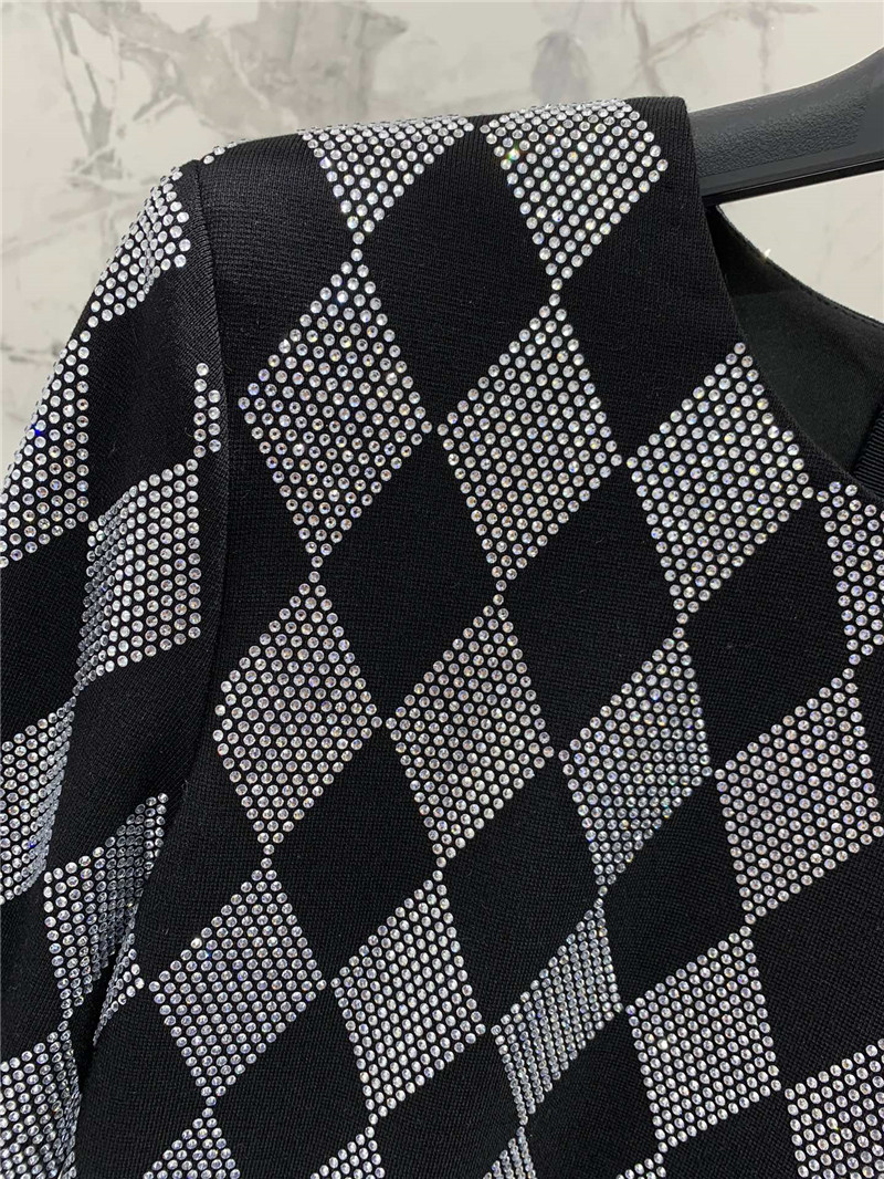 Balmain rhinestone dress cheap replica designer clothes