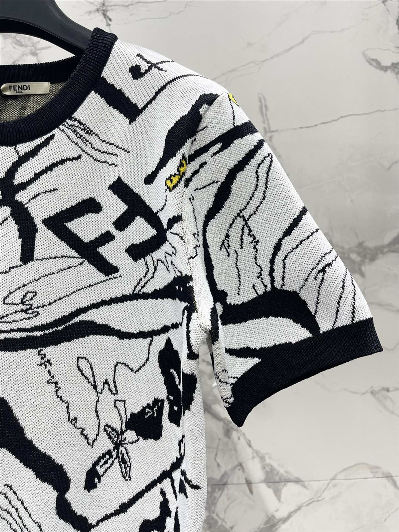 F**di new short sleeve replica d&g clothing