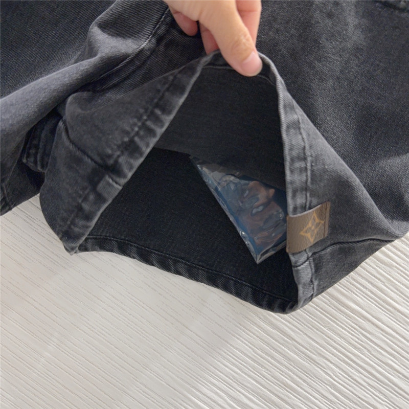 l0vis Vvtt0n lv vintage denim shorts replica clothes