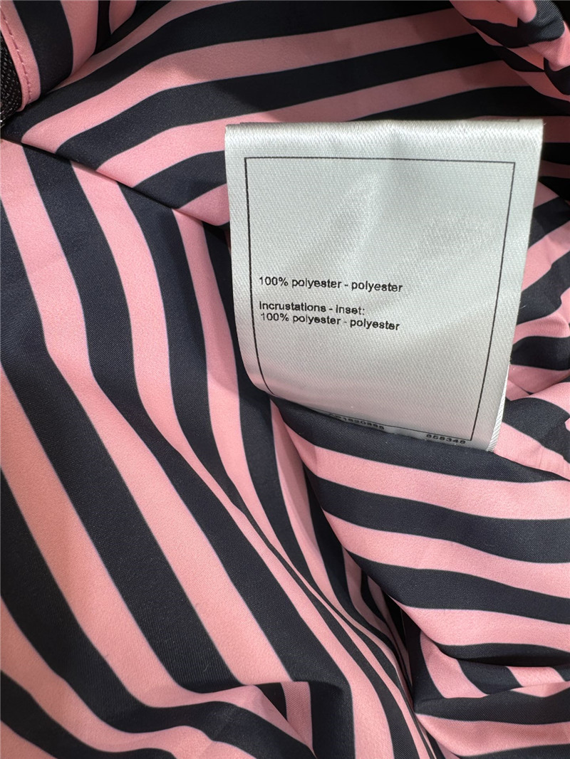 Ch**el vertical striped lapel hooded jacket replica d&g clothing