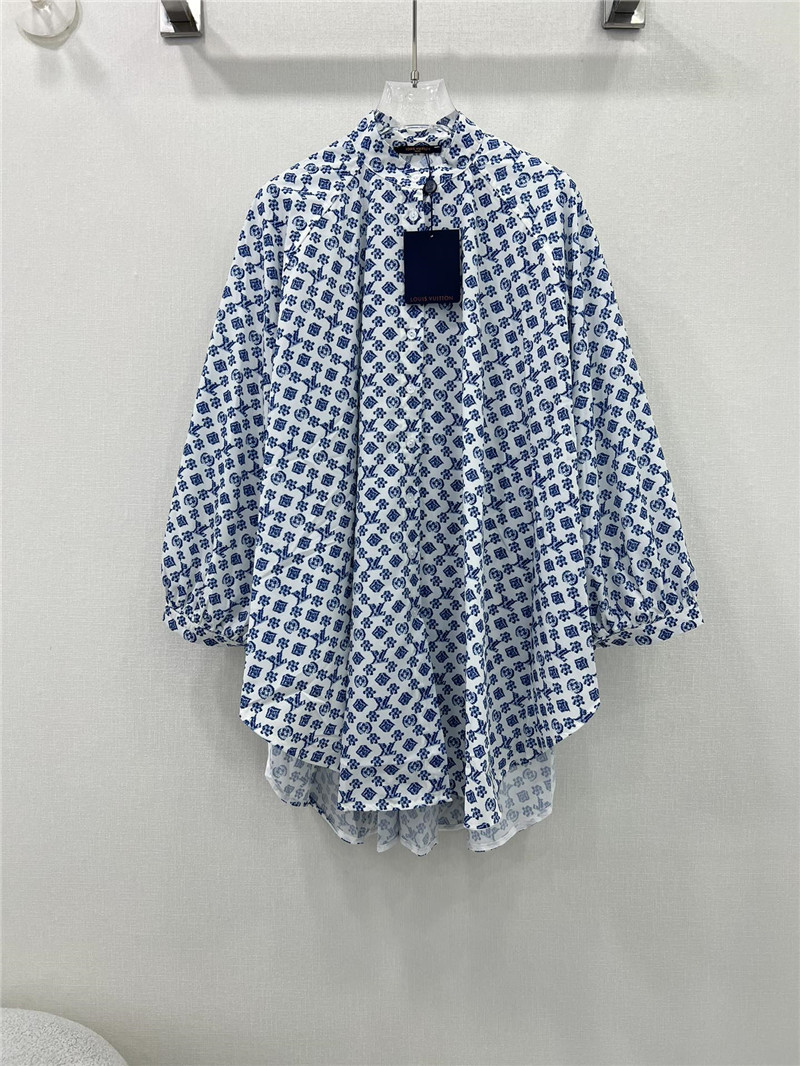 l0vis Vvtt0n lv classic printed cape shirt replicas clothes