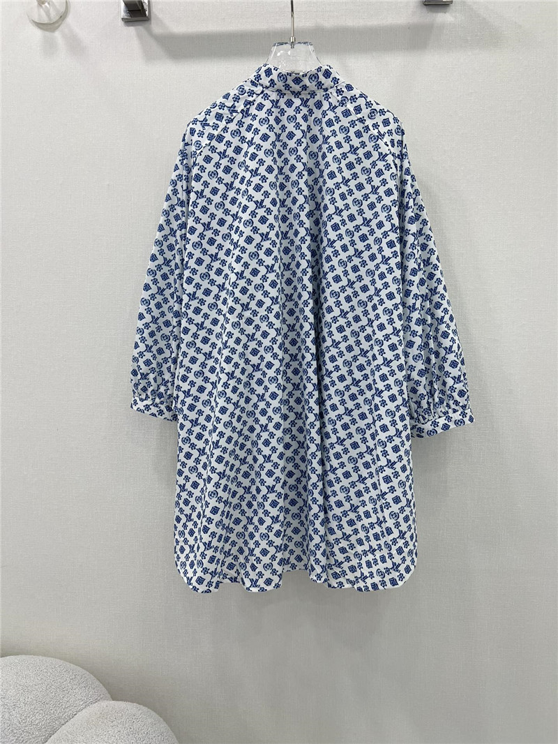 l0vis Vvtt0n lv classic printed cape shirt replicas clothes