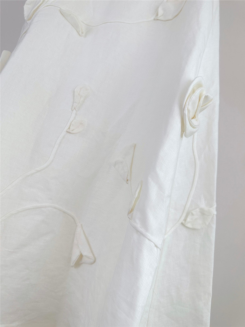 zimm 3D rose detail wide skirt replicas clothes