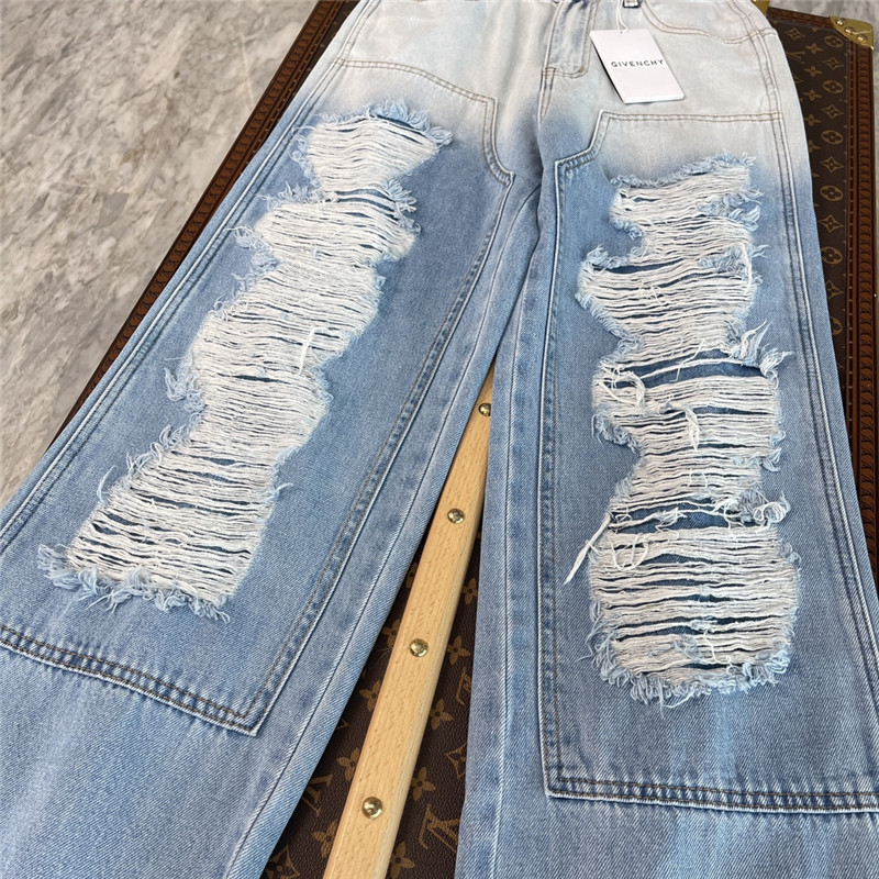 Givenchy ripped jeans replica designer clothes