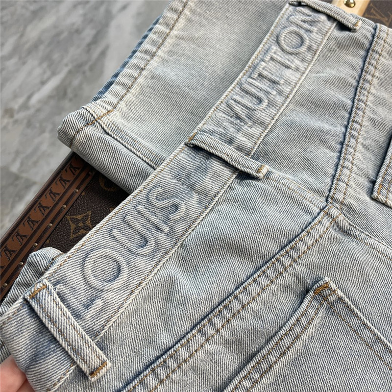 l0vis Vvtt0n lv embossed pocket jeans replica clothes