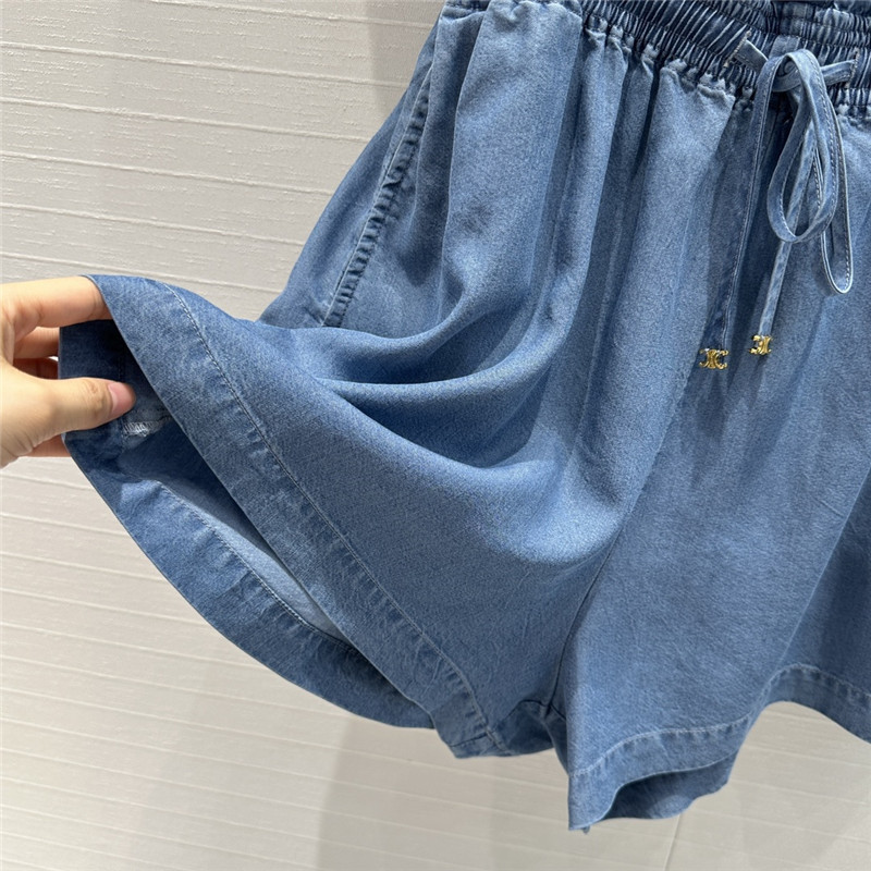 Ce1i*e holiday style puff sleeve jumpsuit replica clothes