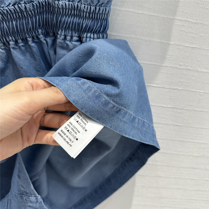 Ce1i*e holiday style puff sleeve jumpsuit replica clothes