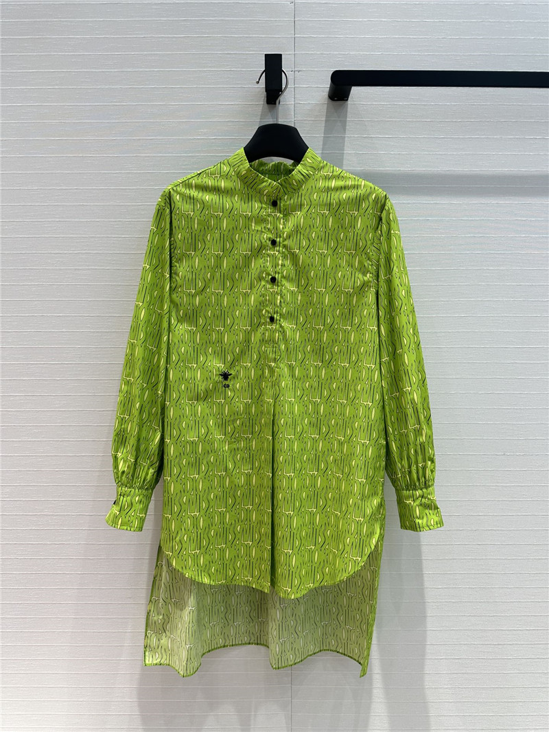 D10r dopamine letter graffiti print long sleeve shirt replica clothes