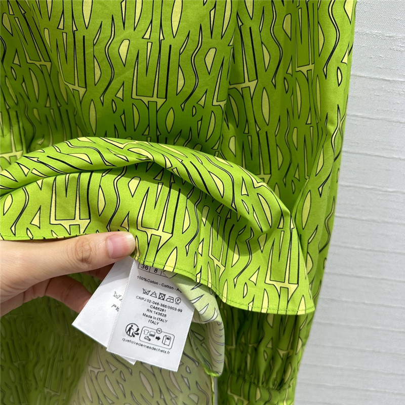 D10r dopamine letter graffiti print long sleeve shirt replica clothes