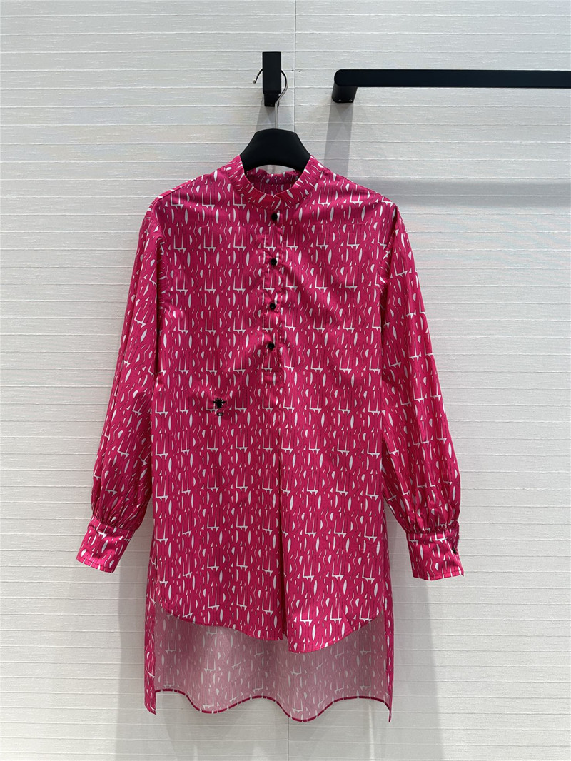 D10r dopamine letter graffiti print long sleeve shirt replica clothes