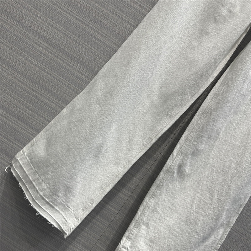 D10r double pocket straight white jeans replicas clothes